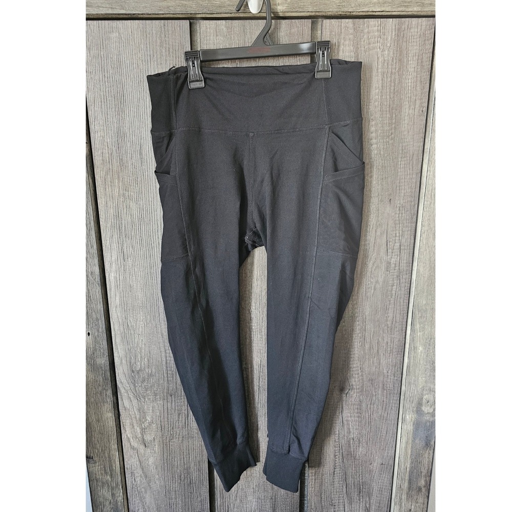 Mono B Black Ribbed Leggings Pants Style AP2037P XL